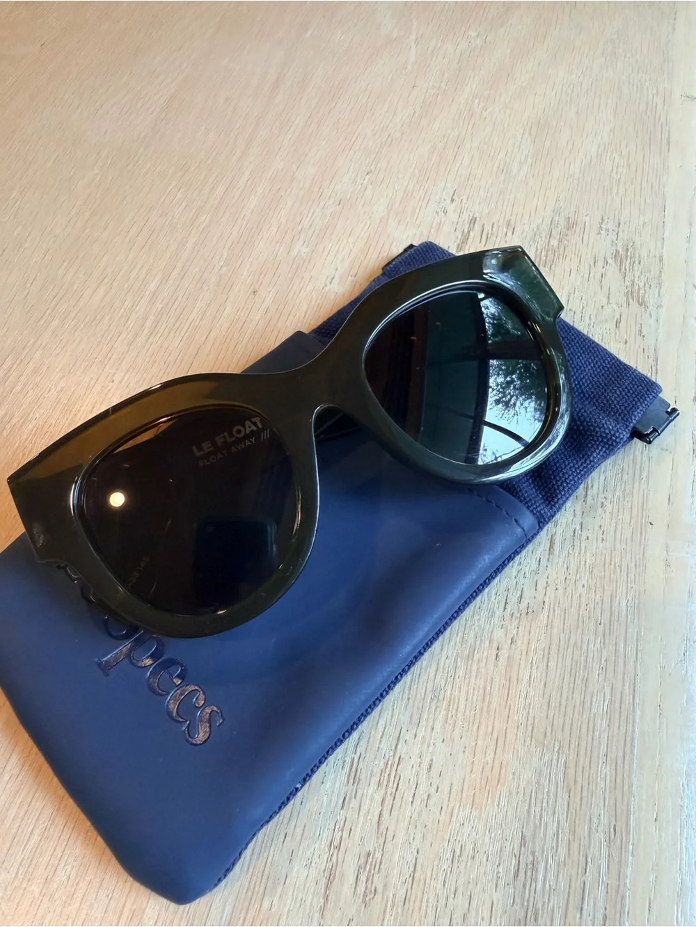 Le Specs Polarized Float Away Sunglasses, Olive Green